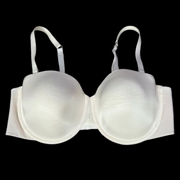 NWT Victorias Secret BIOFIT Multi-way Strapless lightly padded off White Bra 40D - Picture 8 of 10